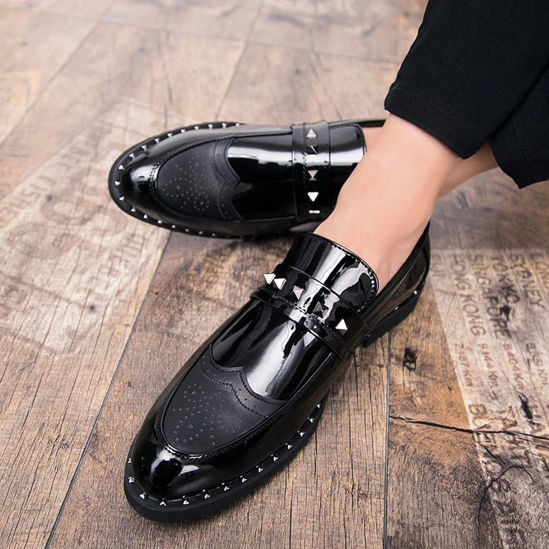 2018 New Trend Luxury Mens Loafers Brand Autumn Winter Mens Dress Leather Shoes Hot Sale High Quality Business Men Wedding Shoes
2018 New Trend Luxury Mens Loafers Brand Autumn Winter Mens Dress Leather Shoes Hot Sale High Quality Business Men Wedding Shoes