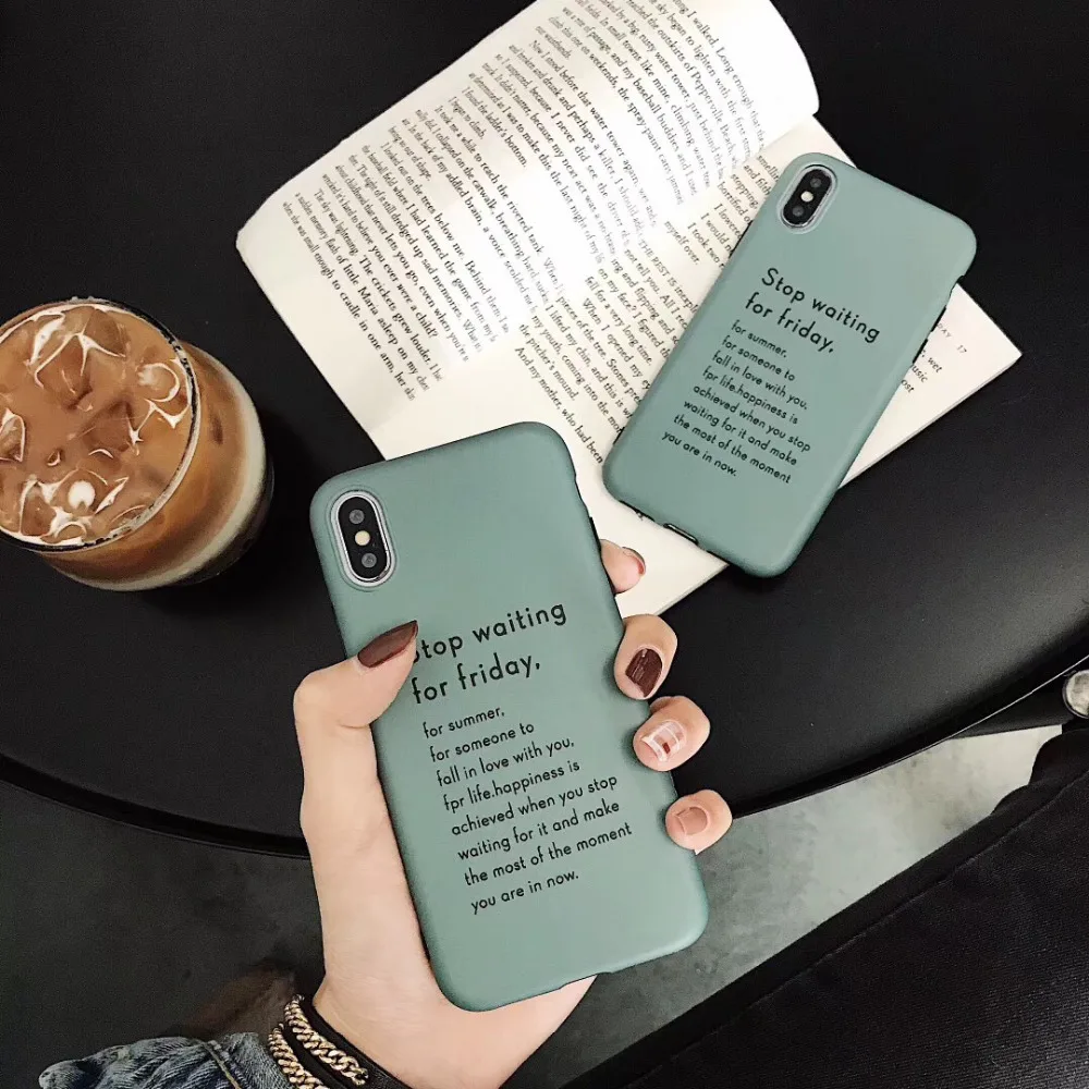 maosenguoji fashion Simple English words funny proverb soft Mobile Phone Case for iphone 6 6s 6plus 7 7plus 8 8plus X XR XS MAX
maosenguoji fashion Simple English words funny proverb soft Mobile Phone Case for iphone 6 6s 6plus 7 7plus 8 8plus X XR XS MAX