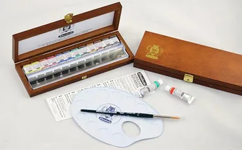Freeshipping Schmincke Limited Edition Solid Watercolor Pigment Liquid Pigment 12Color Wooden Box Suit
Freeshipping Schmincke Limited Edition Solid Watercolor Pigment Liquid Pigment 12Color Wooden Box Suit