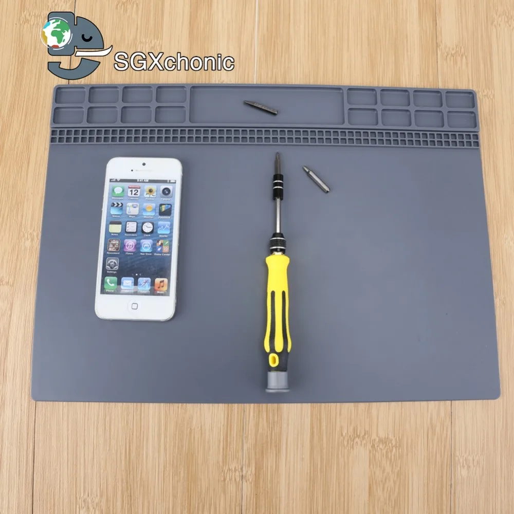 Heat-resistant Soldering Mat Silicone Heat Gun BGA Soldering Station Insulation Pad Repair Tools Desk Mat Maintenance Platform
Heat-resistant Soldering Mat Silicone Heat Gun BGA Soldering Station Insulation Pad Repair Tools Desk Mat Maintenance Platform