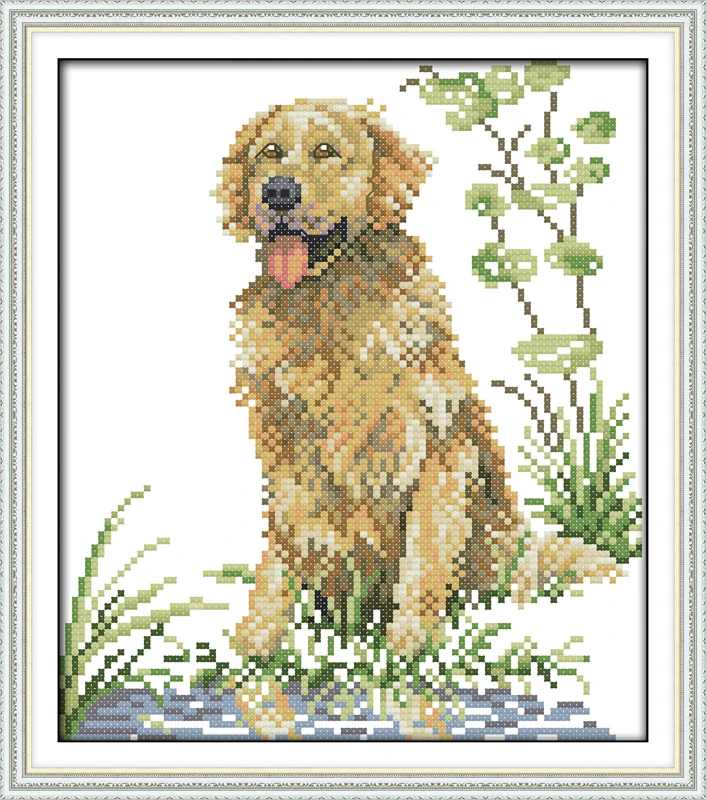 Poolside hound,counted printed on fabric DMC 14CT 11CT Cross Stitch kits,embroidery needlework Sets, Home Decor
Poolside hound,counted printed on fabric DMC 14CT 11CT Cross Stitch kits,embroidery needlework Sets, Home Decor