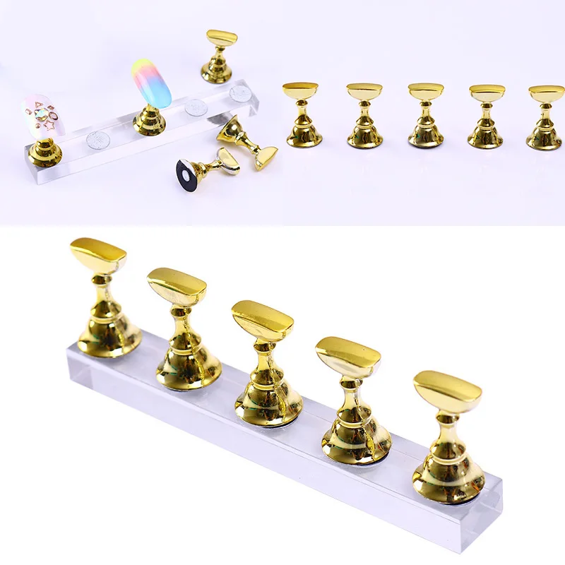 5 pcs /set False Nail Tips Display Stand Holder Set Magnetic Clear Showing Shelf Practice Holders Manicure Nail Salon Tools
5 pcs /set False Nail Tips Display Stand Holder Set Magnetic Clear Showing Shelf Practice Holders Manicure Nail Salon Tools