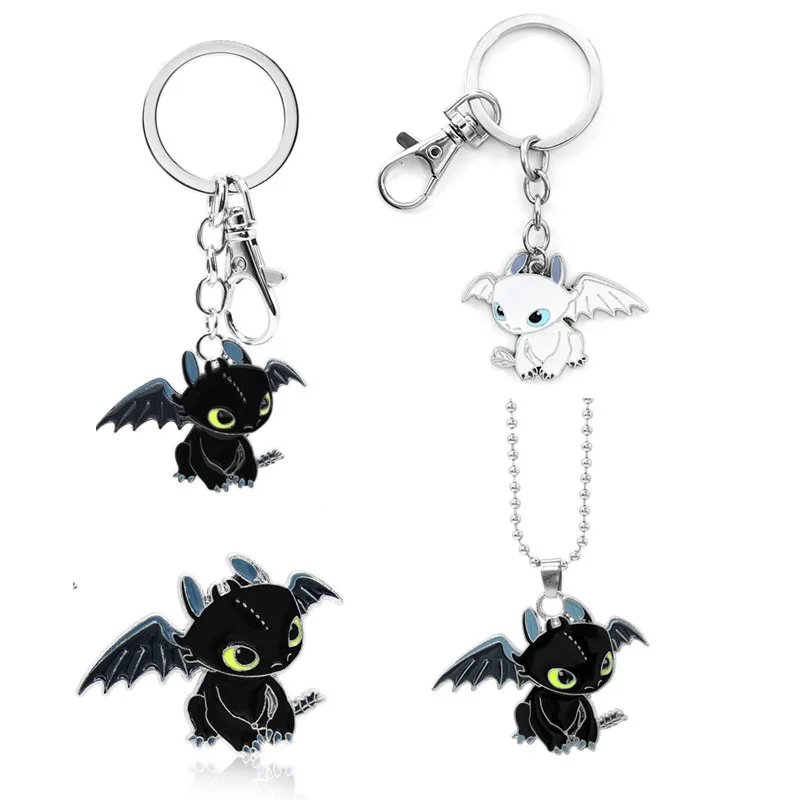 Anime How To Train Your Dragon 3 Figure Keychain Toothless Night Fury Animal Pendant Keychain Necklace Toys Kids Christmas Gift
Anime How To Train Your Dragon 3 Figure Keychain Toothless Night Fury Animal Pendant Keychain Necklace Toys Kids Christmas Gift