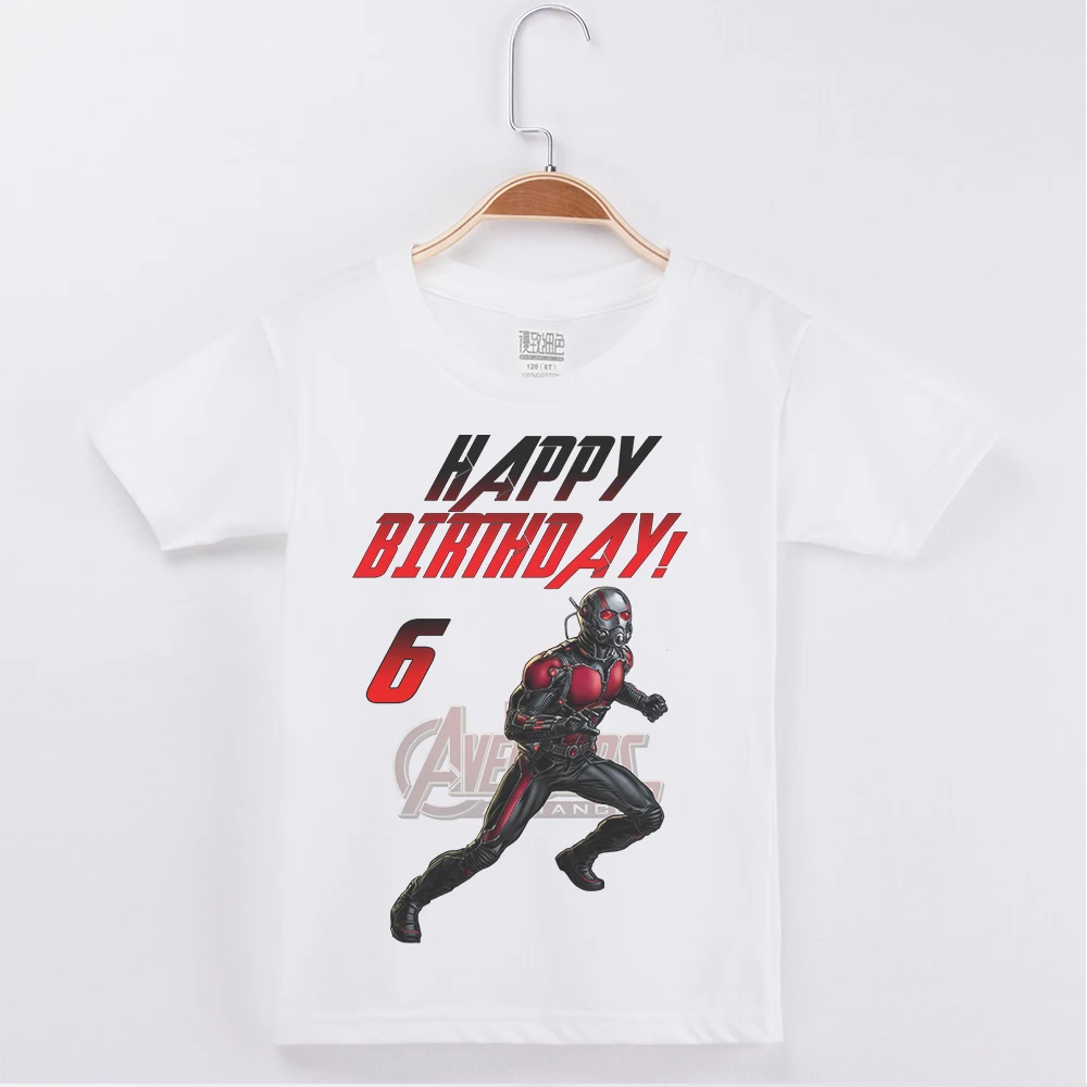 Brand Tees New Arrivals Kids Clothes Birthday T-shirt Ant-Man Pirnting Funny Cotton Children Clothing Short T Shirts Boy Tshirt 
Brand Tees New Arrivals Kids Clothes Birthday T-shirt Ant-Man Pirnting Funny Cotton Children Clothing Short T Shirts Boy Tshirt