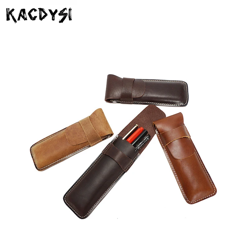 Original Handmade Genuine Leather Men Women Pen Wallet Pencil Case Pouch Cover Bag Vintage Style Cosmetic Make Up Brush Bag Case
Original Handmade Genuine Leather Men Women Pen Wallet Pencil Case Pouch Cover Bag Vintage Style Cosmetic Make Up Brush Bag Case
