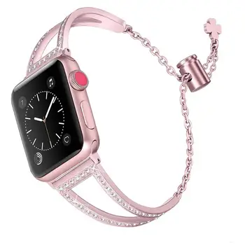 Bling Bands for Apple Watch Band 42mm 44mm Iwatch Series 4/3/2/1 Women Stainless Steel Metal Jewelry Bracelet Bangle Wristband 
Bling Bands for Apple Watch Band 42mm 44mm Iwatch Series 4/3/2/1 Women Stainless Steel Metal Jewelry Bracelet Bangle Wristband