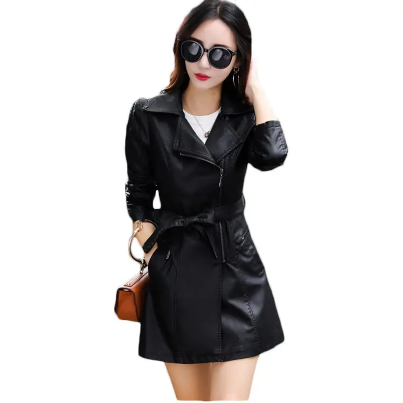 Leather Jacket For Women 2018 Autumn Black Leather Coat Female Slim Plus Size S-3XL PU Leahter Jacket Women's Outerwear LQ342
Leather Jacket For Women 2018 Autumn Black Leather Coat Female Slim Plus Size S-3XL PU Leahter Jacket Women's Outerwear LQ342