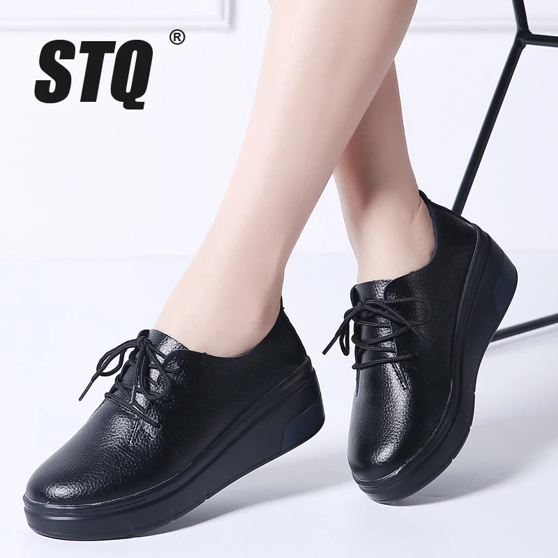 STQ 2019 Winter women platform sneakers shoes ladies genuine leather lace up flats women plush fur platform flats shoes 1278
STQ 2019 Winter women platform sneakers shoes ladies genuine leather lace up flats women plush fur platform flats shoes 1278