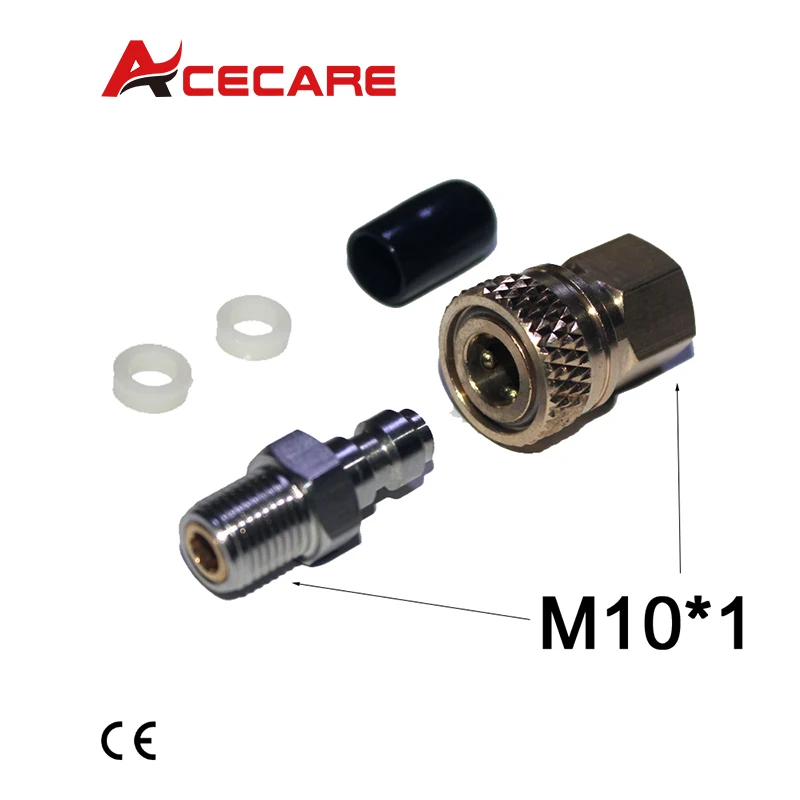 PCP Airforce Paintball Stainless Steel 8MM Male Plug Quick Coupler Connector M10*1 Male Thread For Air Socket Connection
PCP Airforce Paintball Stainless Steel 8MM Male Plug Quick Coupler Connector M10*1 Male Thread For Air Socket Connection