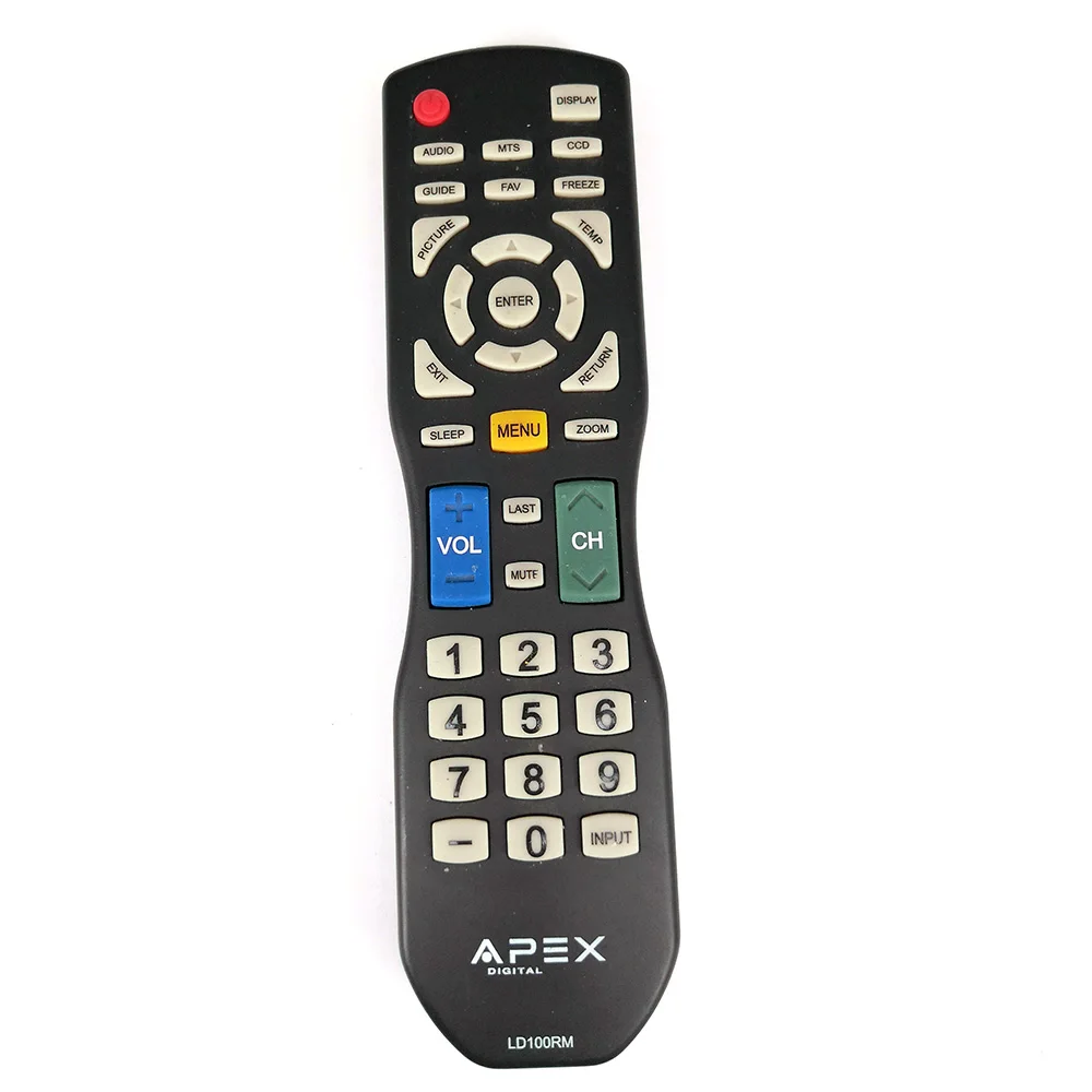 90%New Original LD100RM Remote Control For APEX TVs LE4643 LE5043 LD3249 LD3288 LD3288T LD3288M LD4077 LE4077M Fernbedienung
90%New Original LD100RM Remote Control For APEX TVs LE4643 LE5043 LD3249 LD3288 LD3288T LD3288M LD4077 LE4077M Fernbedienung