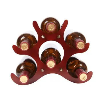 6 Bottles Wooden Wine Bottle Rack Holder Stand Shelf Tabletop Decoration Home Bar Storage Kitchen Tools
6 Bottles Wooden Wine Bottle Rack Holder Stand Shelf Tabletop Decoration Home Bar Storage Kitchen Tools