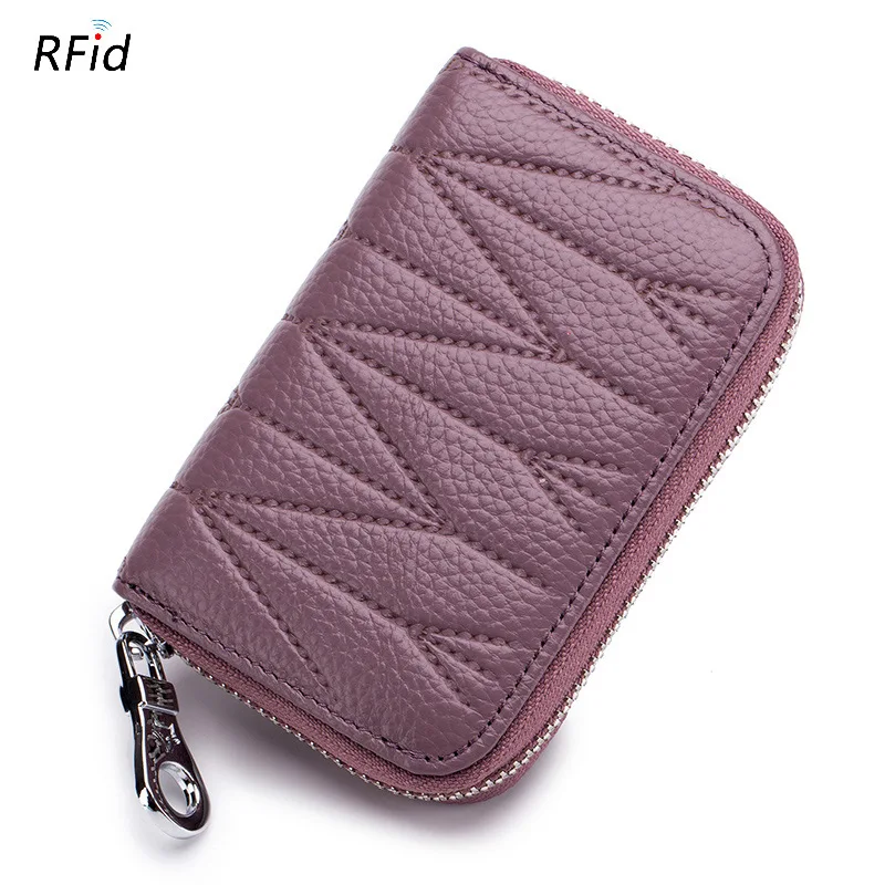 Moxi Women Card Holder Genuine Leather Ladies Coin Wallets Multi-card Rfid Zipper Card Purse Business Card Small Coin Purse
Moxi Women Card Holder Genuine Leather Ladies Coin Wallets Multi-card Rfid Zipper Card Purse Business Card Small Coin Purse