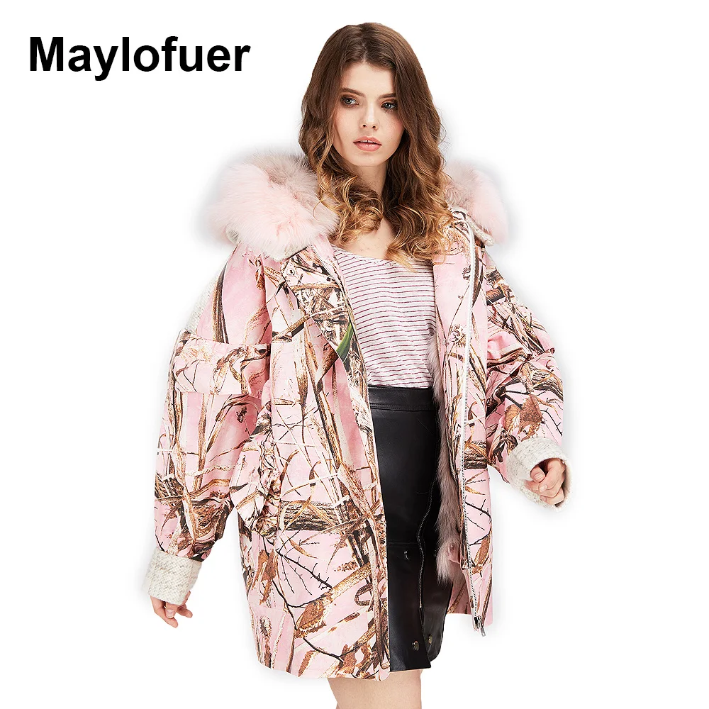 Maylofuer Real White Fox Fur Collar Hooded Parka Women Fur Coat Fox Fur Liner Jackets Oversize
Maylofuer Real White Fox Fur Collar Hooded Parka Women Fur Coat Fox Fur Liner Jackets Oversize