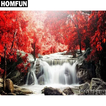 HOMFUN Full Square/Round Drill 5D DIY Diamond Painting "Autumn waterfall" 3D Embroidery Cross Stitch 5D Home Decor A01099
HOMFUN Full Square/Round Drill 5D DIY Diamond Painting "Autumn waterfall" 3D Embroidery Cross Stitch 5D Home Decor A01099