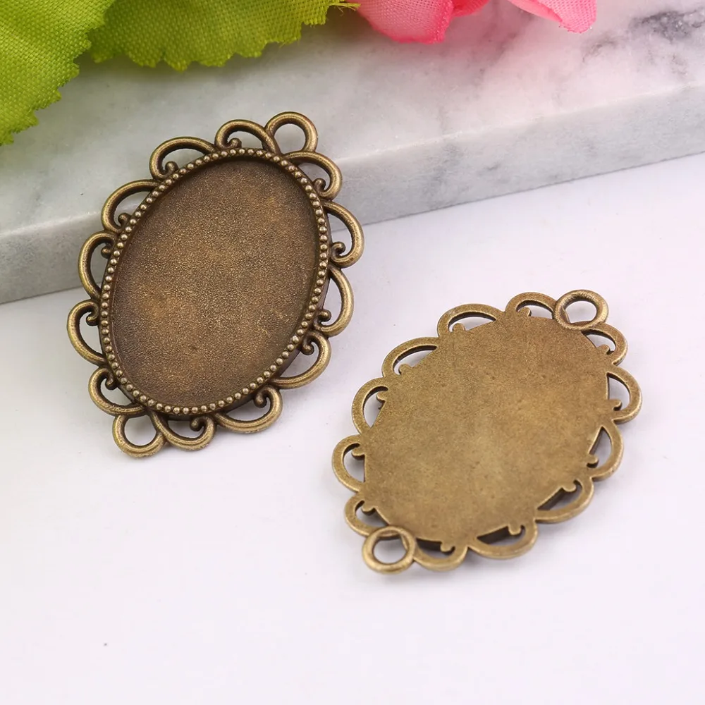 reidgaller 10pcs antique bronze oval cabochon settings 18x25mm blank pendant base trays diy jewelry making findings
reidgaller 10pcs antique bronze oval cabochon settings 18x25mm blank pendant base trays diy jewelry making findings