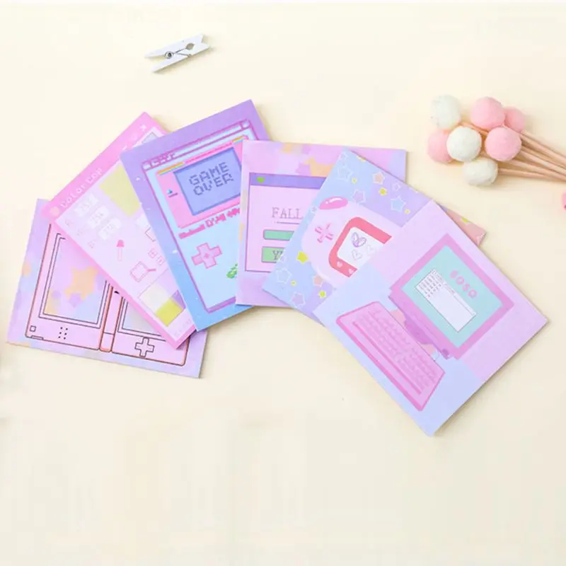 6Pcs/Bag Portable Sticky Notes Memo With Colorful Computer Pattern For Children Kids Reminding Plan Schedule Writing Supply
6Pcs/Bag Portable Sticky Notes Memo With Colorful Computer Pattern For Children Kids Reminding Plan Schedule Writing Supply