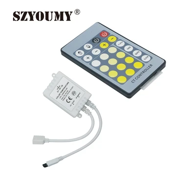 SZYOUMY 24 keys CT Controller 3A*2CH 2 Roads Two Color CW+WW CCT Color Temperature Dimming LED SMD Strip IR Remote 50sets
SZYOUMY 24 keys CT Controller 3A*2CH 2 Roads Two Color CW+WW CCT Color Temperature Dimming LED SMD Strip IR Remote 50sets