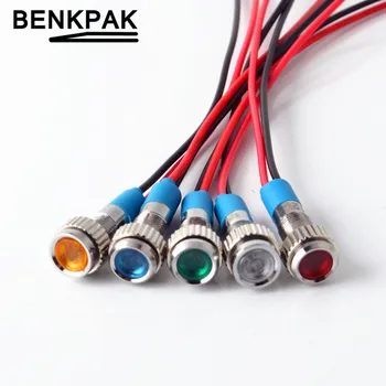 IP67 6mm Waterproof LED Metal Signal Indicator Light
IP67 6mm Waterproof LED Metal Signal Indicator Light