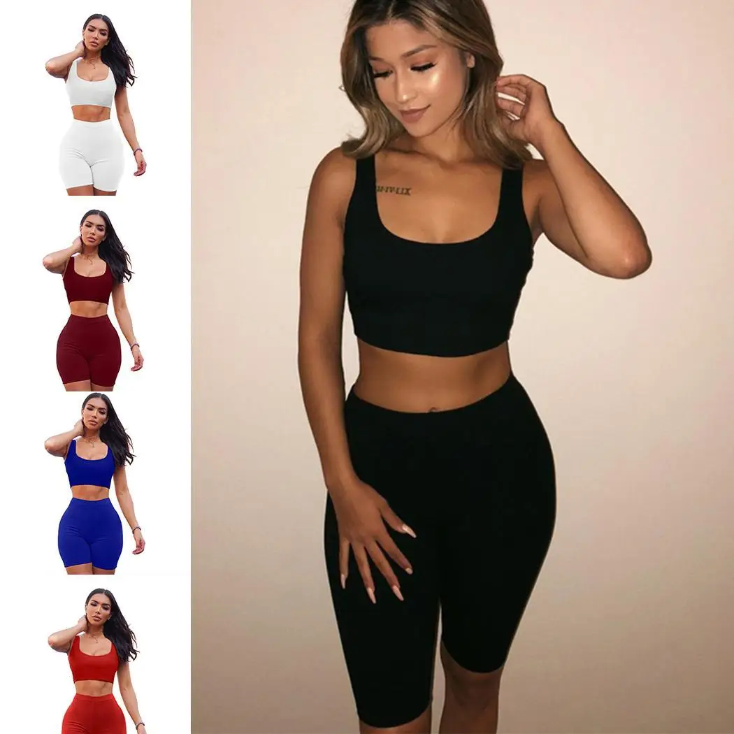 New Fashion Women Casual Solid Bodycon Short Tops and Pants Square Collar Sleeveless Regular fit, Set None
New Fashion Women Casual Solid Bodycon Short Tops and Pants Square Collar Sleeveless Regular fit, Set None