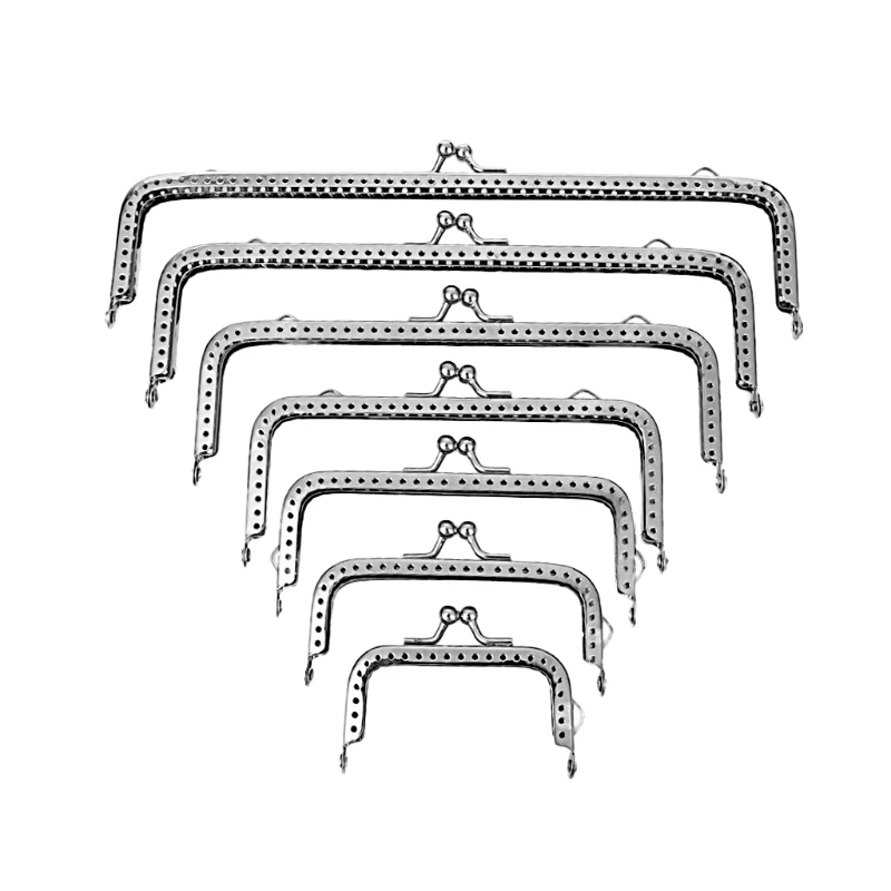 Square Silver Purse Bag Metal Frame Kiss Clasp Lock Clip Bags Making DIY Craft Jewelry Findings
Square Silver Purse Bag Metal Frame Kiss Clasp Lock Clip Bags Making DIY Craft Jewelry Findings