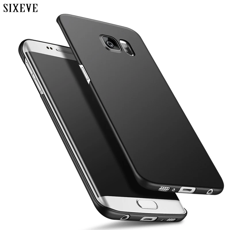 Роскошный тонкий жесткий чехол для телефона Samsung S8 S9 Plus S6 S7 Edge A6 A8 J4 J6 J8 2018 A3 A5 A7 J3 J5 J7