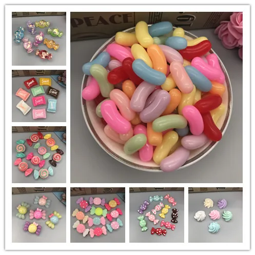 Resin Cute Kawaii Candy, Resin Flat back Cabochons for Hair Bow Center, Scrapbooking, DIY
Resin Cute Kawaii Candy, Resin Flat back Cabochons for Hair Bow Center, Scrapbooking, DIY