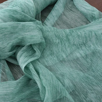 130CM Wide Thin Green Winkled Silk Fabric for Summer Dress Shirt Scarf Cheongsam Skirt Pants H082
130CM Wide Thin Green Winkled Silk Fabric for Summer Dress Shirt Scarf Cheongsam Skirt Pants H082