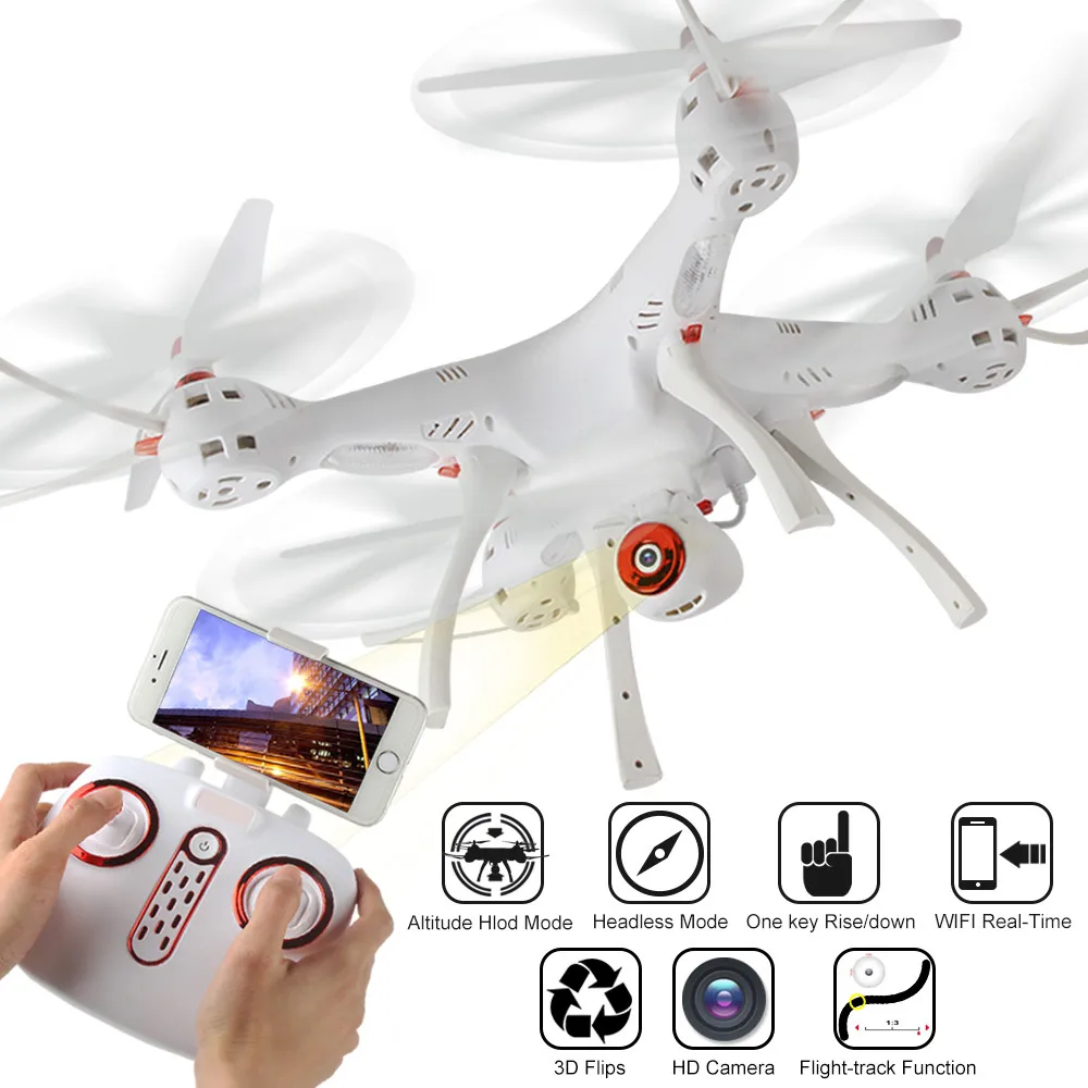 

New RC Helicopter X8SW RTF WiFi FPV RC Quadcopter Droner 0.3MP Camera 2.4GHz 4CH 6-axis Gyro Dorp Shipping #45
