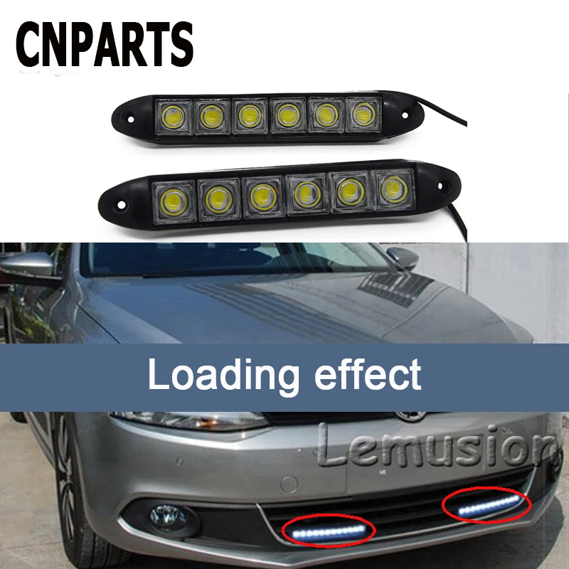 CNPARTS Car Flexible Strip DRL Headlight 6 LED Turn Signal Light For Renault Megane Duster VW Touran Passat B6 Golf T5 T4 Fiat
CNPARTS Car Flexible Strip DRL Headlight 6 LED Turn Signal Light For Renault Megane Duster VW Touran Passat B6 Golf T5 T4 Fiat