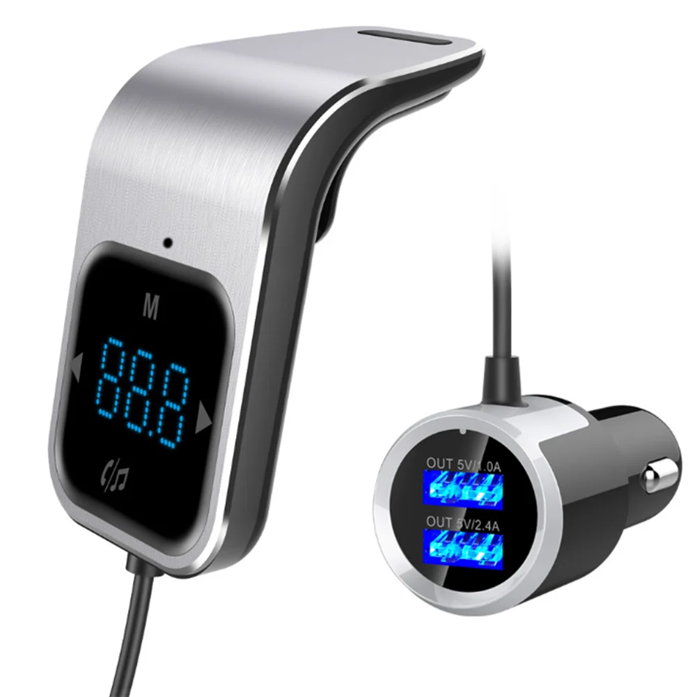 Music Control Navigation Voice Led Car Charger FM Transmitter Dual USB Call Adapter Bluetooth Voltage Detector MP3 Player
Music Control Navigation Voice Led Car Charger FM Transmitter Dual USB Call Adapter Bluetooth Voltage Detector MP3 Player