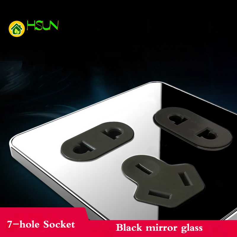 Wall concealed socket Seven holes 2+2+3 socket Household Power switch socket panel
Wall concealed socket Seven holes 2+2+3 socket Household Power switch socket panel