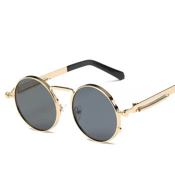 New punk steam sunglasses men and women metal round glasses retro trend sunglasses ladies fashion UV400 очки
New punk steam sunglasses men and women metal round glasses retro trend sunglasses ladies fashion UV400 очки