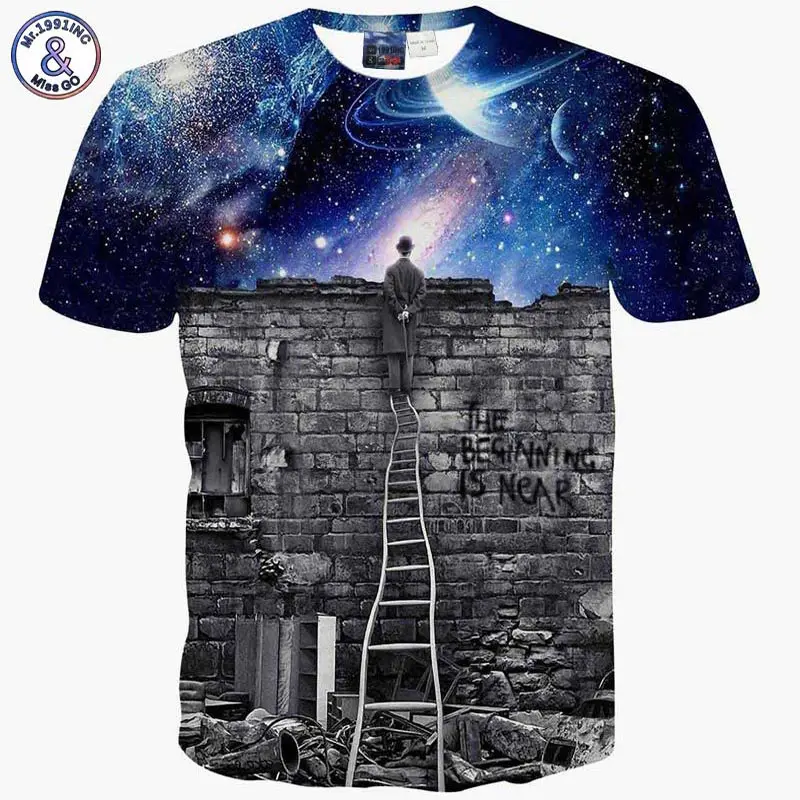 Mr.1991INC New Europe and American Men/boy T-shirt 3d fashion print A person watching meteor shower Space galaxy t shirt
Mr.1991INC New Europe and American Men/boy T-shirt 3d fashion print A person watching meteor shower Space galaxy t shirt
