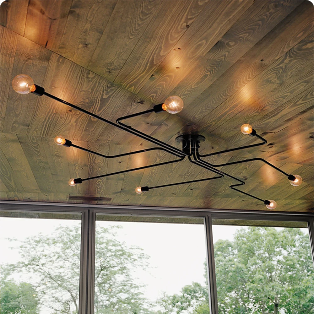 Wrought iron 4/6/8 heads chandeliers ceiling Multiple rod ceiling dome lamp creative personality retro nostalgia ceiling light
Wrought iron 4/6/8 heads chandeliers ceiling Multiple rod ceiling dome lamp creative personality retro nostalgia ceiling light