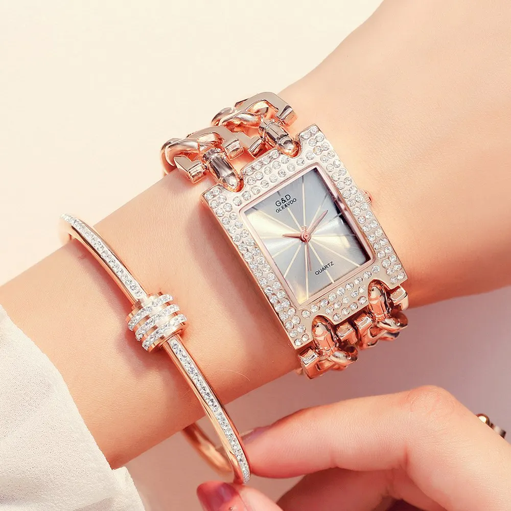 rose gold white