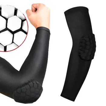 New Arm Warmers Basketball Sleeves Honeycomb Anti-collision Non-slip Compression Elbow Pads Protector Armband Sport Safety
New Arm Warmers Basketball Sleeves Honeycomb Anti-collision Non-slip Compression Elbow Pads Protector Armband Sport Safety