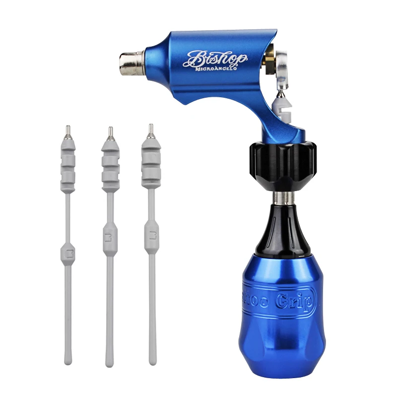 New!blue Tattoo Machine Rotary Shader and Liner Rotary Gun Bishop Professional Style with adjustable aluminum cartridge grip
New!blue Tattoo Machine Rotary Shader and Liner Rotary Gun Bishop Professional Style with adjustable aluminum cartridge grip
