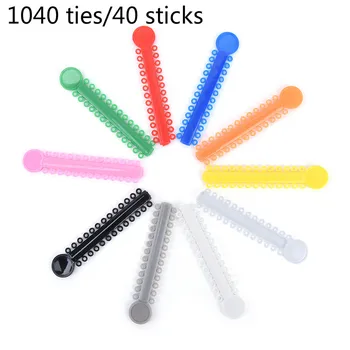 1040 ties/40 sticks Dental Elastomeric Ligature Ties Orthodontics Elastic Rubber Bands Teeth Care Bright Color
1040 ties/40 sticks Dental Elastomeric Ligature Ties Orthodontics Elastic Rubber Bands Teeth Care Bright Color