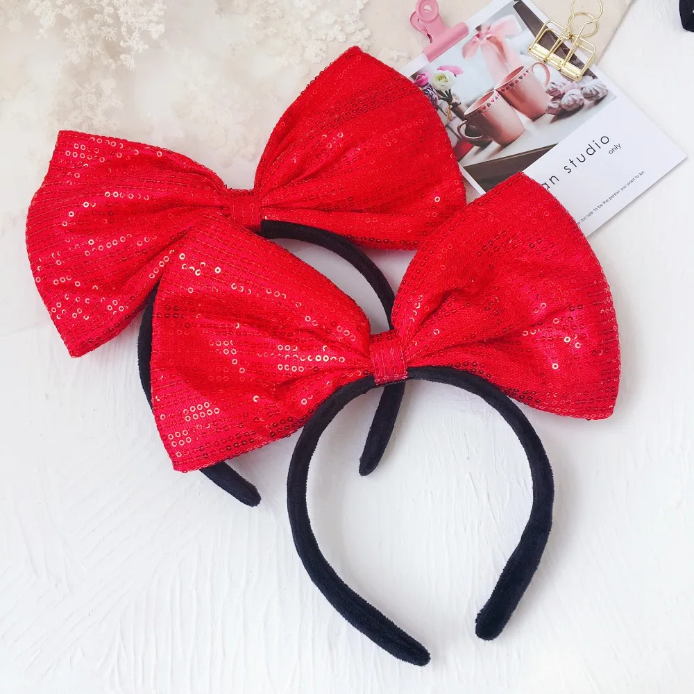 Korea Hair Accessories For Girls Lovely Very Big Bow Butterfly Hairband Party Sequin Headband Hair Band Hair Bow Princess 4
Korea Hair Accessories For Girls Lovely Very Big Bow Butterfly Hairband Party Sequin Headband Hair Band Hair Bow Princess 4