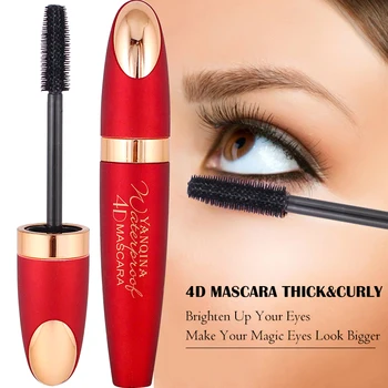 4D Mascara Black Mascara Big Red Bottle Silk Fiber Mascara Natural Thick and Long Lasting Waterproof Mascara Silicone Brush Head
4D Mascara Black Mascara Big Red Bottle Silk Fiber Mascara Natural Thick and Long Lasting Waterproof Mascara Silicone Brush Head