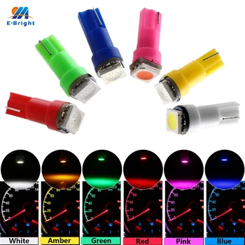 10PCS T5 5050 1 SMD 1LED Bulbs with Wedge Base for Dashboard Warning Indicator Lights Instrument White Blue Green Red Pink Amber
10PCS T5 5050 1 SMD 1LED Bulbs with Wedge Base for Dashboard Warning Indicator Lights Instrument White Blue Green Red Pink Amber