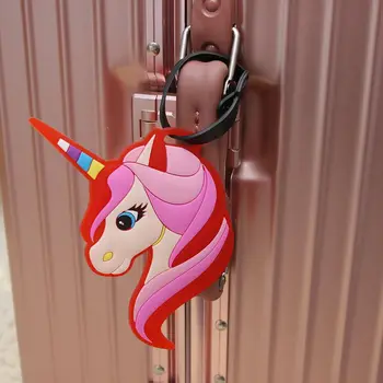 Creative Luggage Tag Animal Unicorn Rainbow Cartoon Gel Suitcase ID Address Holder Baggage Boarding Tags Portable Label
Creative Luggage Tag Animal Unicorn Rainbow Cartoon Gel Suitcase ID Address Holder Baggage Boarding Tags Portable Label