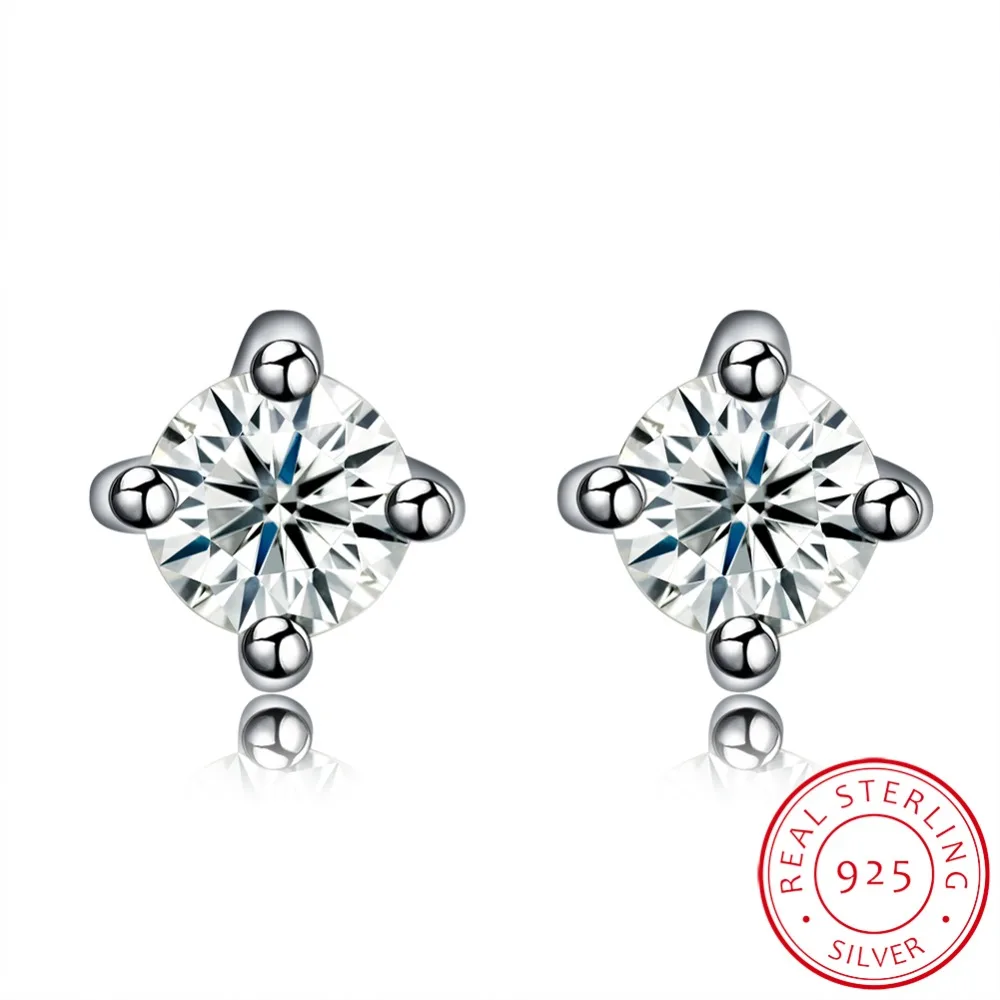 LEKANI 2018 Pair Shining Earrings For Women S925 Sterling Silver Women's Earrings pulseira feminina
LEKANI 2018 Pair Shining Earrings For Women S925 Sterling Silver Women's Earrings pulseira feminina