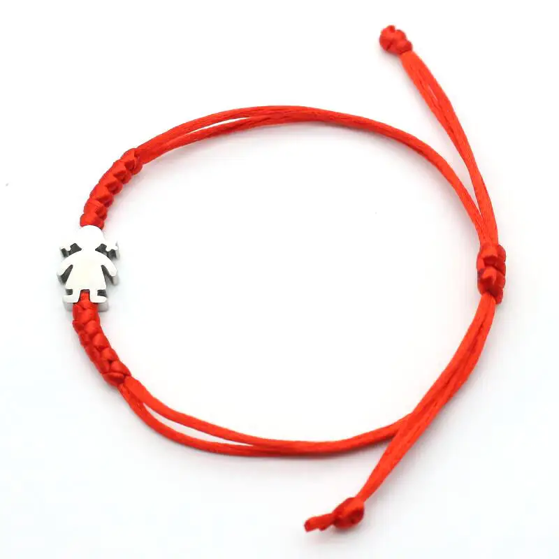 Cute Bear Stainless Steel Little Girl Charm Bracelet Rainbow Line Red Rope Thread String Braid Bracelets for Women Lucky Jewelry
Cute Bear Stainless Steel Little Girl Charm Bracelet Rainbow Line Red Rope Thread String Braid Bracelets for Women Lucky Jewelry
