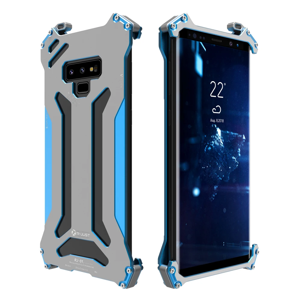 Zinc Alloy Metal Case For Samsung Galaxy Note 9 Hard Cover Hollow Heat Dissipation Shockproof Outdoor Sports Contrast Colors
Zinc Alloy Metal Case For Samsung Galaxy Note 9 Hard Cover Hollow Heat Dissipation Shockproof Outdoor Sports Contrast Colors