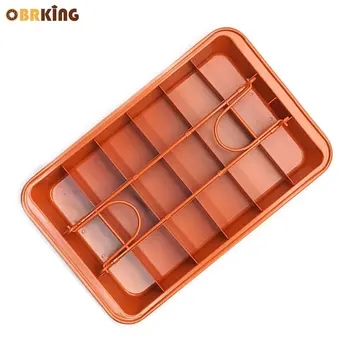 OBRKING Brownie Pan with Dividers Chocolate Jello Candy Sugarcraft Molds Cake Pop Maker Fondant Decorating Tool Baking Supplies
OBRKING Brownie Pan with Dividers Chocolate Jello Candy Sugarcraft Molds Cake Pop Maker Fondant Decorating Tool Baking Supplies