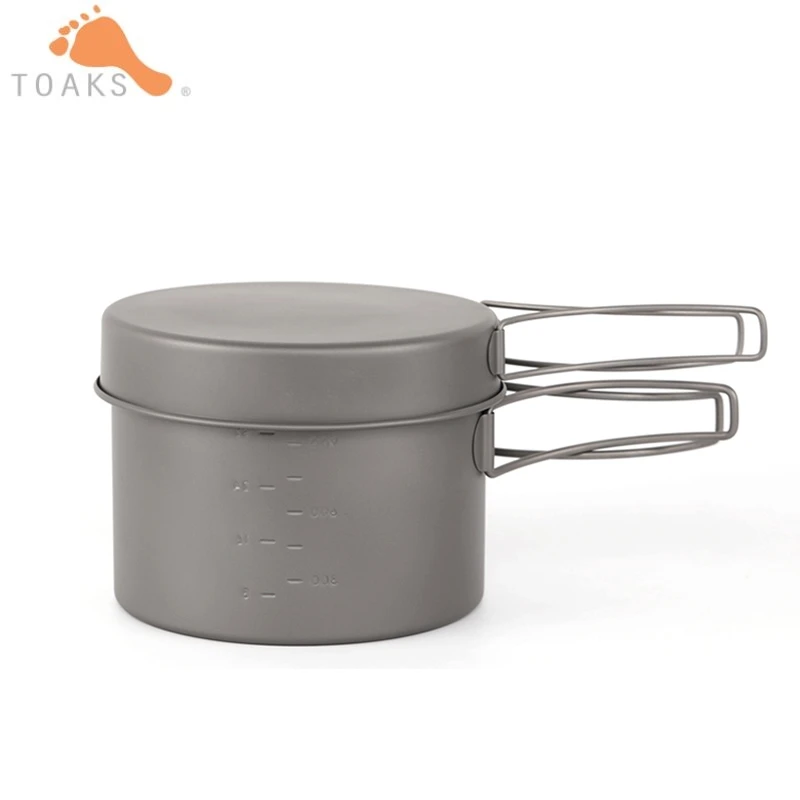 1.3L Toaks Titanium Pot and Fry Pan Set With Foldable Handle Outdoor Camping Bacteriostatic Anti-corrosion Cookware CKW-1300
1.3L Toaks Titanium Pot and Fry Pan Set With Foldable Handle Outdoor Camping Bacteriostatic Anti-corrosion Cookware CKW-1300