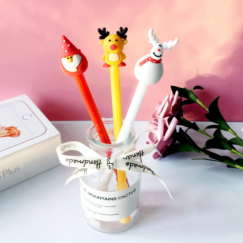 36 Pcs/Lot Happy Christmas Supplies Gel Pen Cartoon Black Color Pens Gift Signature Office School Supplies Christmas Pen
36 Pcs/Lot Happy Christmas Supplies Gel Pen Cartoon Black Color Pens Gift Signature Office School Supplies Christmas Pen