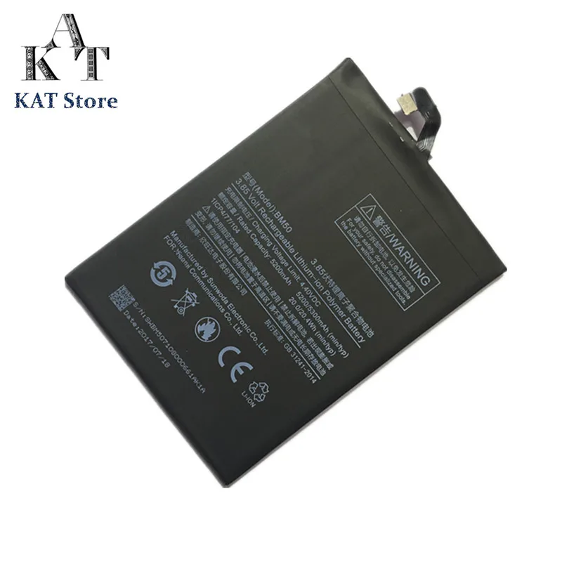 Original Mobile Phone Battery For Xiaomi Mi Max 2 5200mAh 5300mAh Batteries BM50 Rechargeable Accumulator
Original Mobile Phone Battery For Xiaomi Mi Max 2 5200mAh 5300mAh Batteries BM50 Rechargeable Accumulator