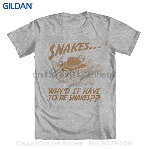 Print T Shirt Mens Short Sleeve Hot Indiana Jones Inspired whyd It Have To Be Snakes Men T-shirt
Print T Shirt Mens Short Sleeve Hot Indiana Jones Inspired whyd It Have To Be Snakes Men T-shirt